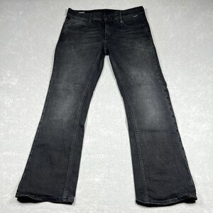 G-STAR RAW Jeans Womens Size 31 Black Denim Noxer Bootcut Pockets Inseam 28”
